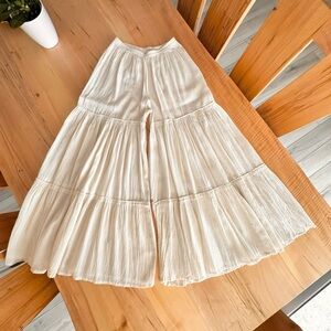 Italian Gauze beach palazzo pants S